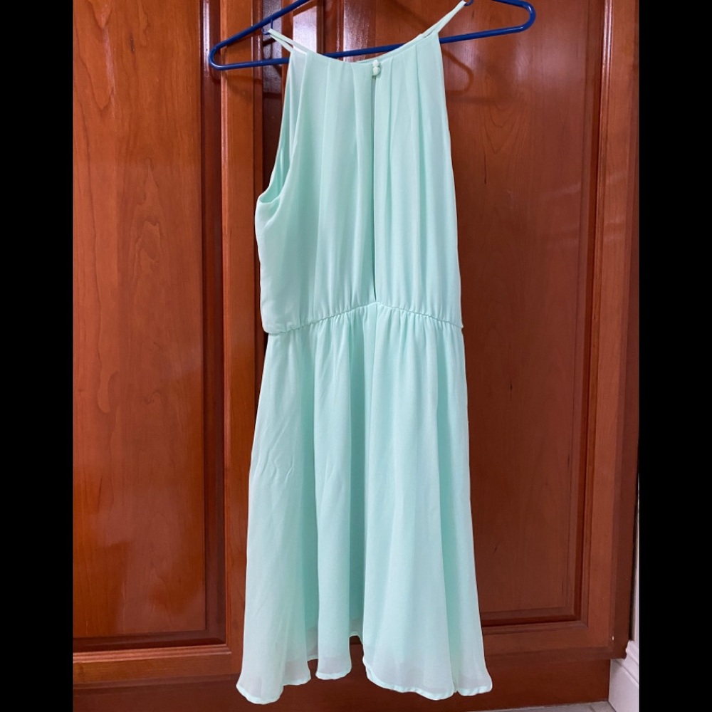 Mint flowy dress
